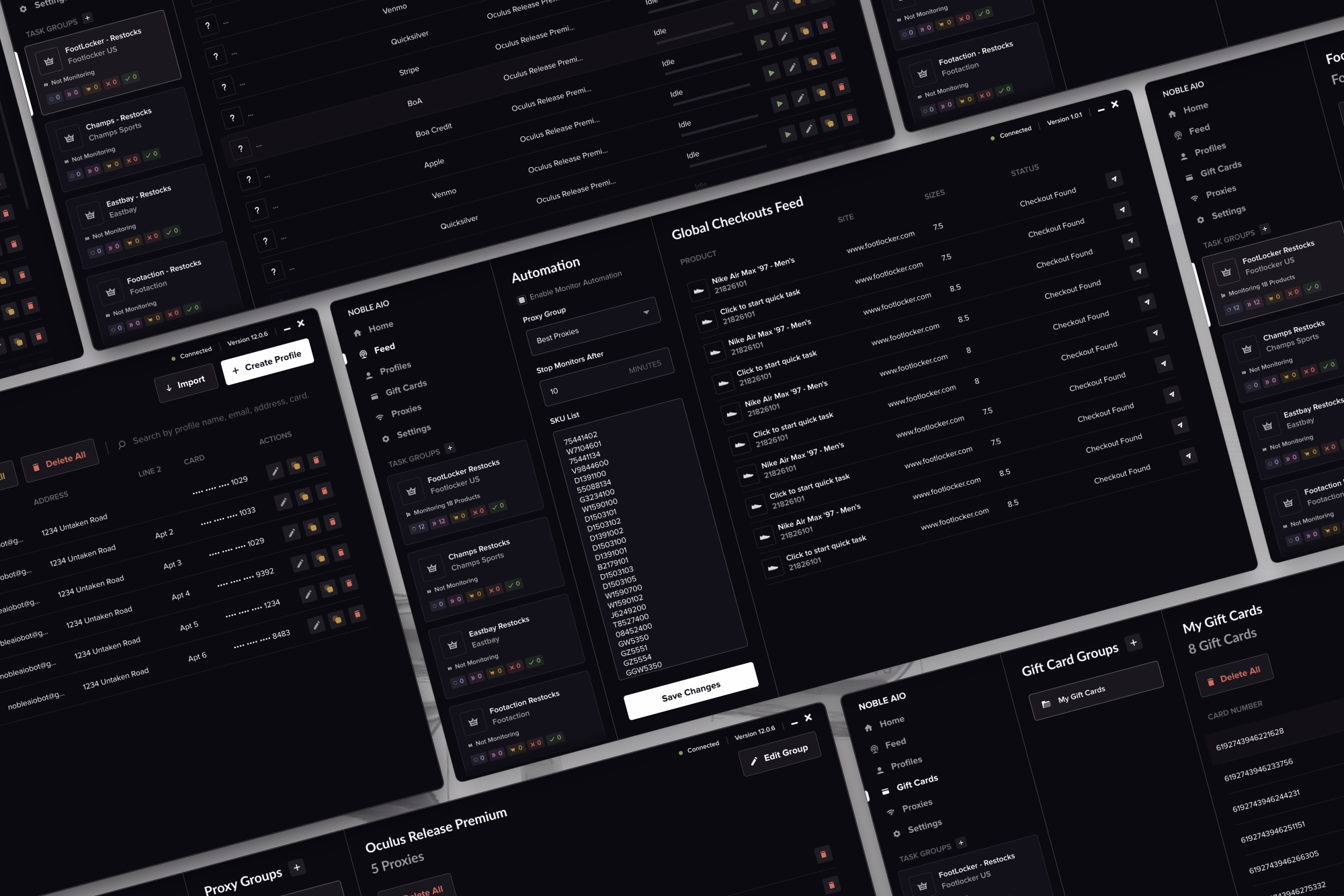Noble AIO screenshots